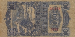 Banknote from Austria