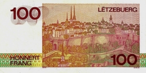 Banknote from Luxembourg