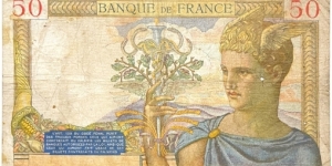 Banknote from France