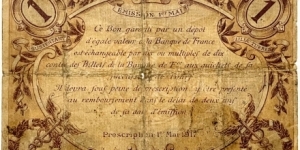 Banknote from France