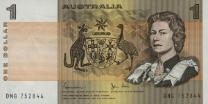 Australia 1 Dollar Banknote