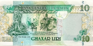 Banknote from Malta