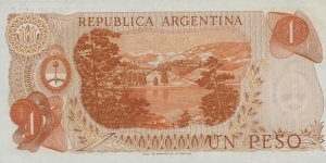 Banknote from Argentina