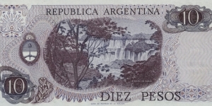 Banknote from Argentina