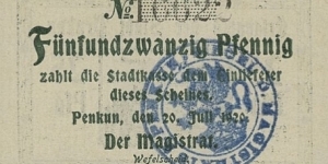 Banknote from Germany