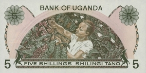 Banknote from Uganda