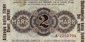 Banknote from Germany