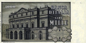 Banknote from Italy