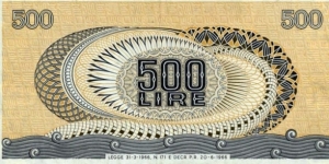 Banknote from Italy