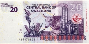 Banknote from Swaziland