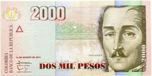 2000 Pesos Banknote