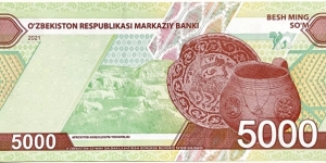 Banknote from Uzbekistan