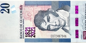 20 Quetzales Banknote