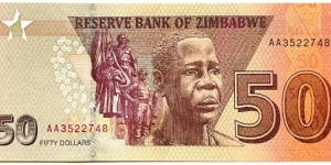 Banknote from Zimbabwe