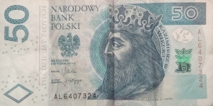 50 Złotych AL6407324 Banknote