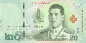 Thailand 20 baht 2018 Banknote