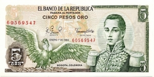 5 Pesos Banknote