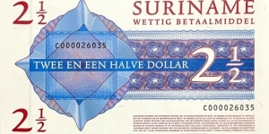 Banknote from Suriname