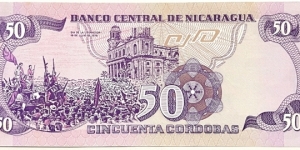 Banknote from Nicaragua