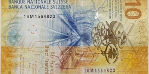 Banknote from Switzerland