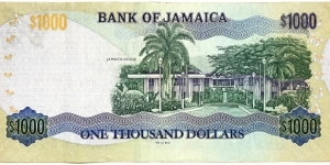 Banknote from Jamaica