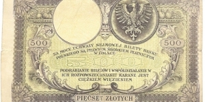 Banknote from Poland