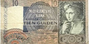 10 Gulden Banknote