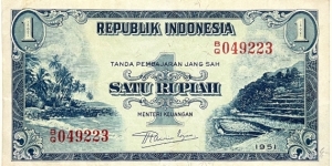 1 Rupiah Banknote