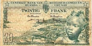 Banknote from Congo