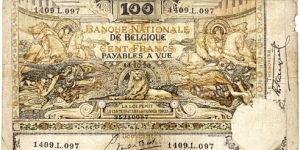 100 Francs / Frank Banknote