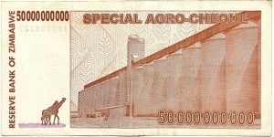 Banknote from Zimbabwe