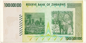 Banknote from Zimbabwe