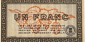 Banknote from France