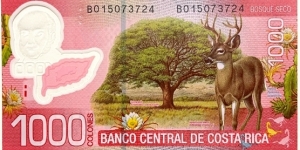 Banknote from Costa Rica