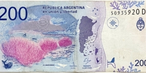 Banknote from Argentina