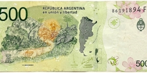 Banknote from Argentina