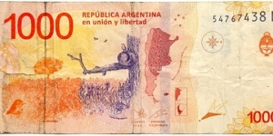 Banknote from Argentina