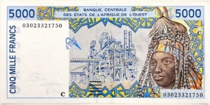 5000 Francs Banknote