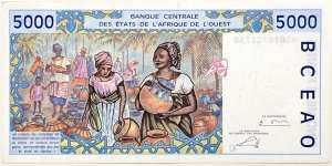 Banknote from Burkina Faso