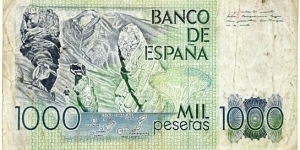 Banknote from Spain