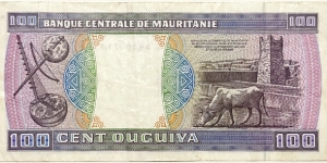 Banknote from Mauritania