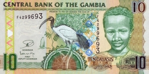 The Gambia N.D. (2013) 10 Dalasis. Banknote