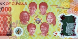 Banknote from Guyana