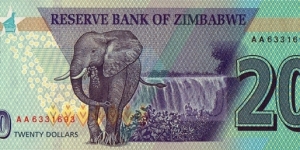 Banknote from Zimbabwe