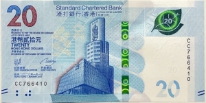 20 Dollars (Standard Chartered Bank 2020) Banknote