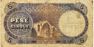 Banknote from Albania