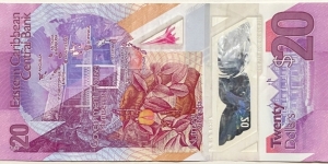 Banknote from East Caribbean St.