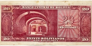 Banknote from Bolivia