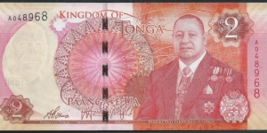 2 Pa'anga / pk 44 Banknote