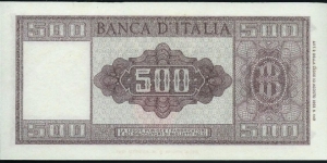 Banknote from Italy